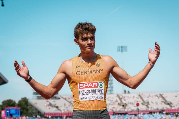 Owe Fischer-Breiholz (Koenigsteiner LV, 400m Huerden Maenner), GBR, Leichtathletik, Athletics, European Athletics Championships 2026, Leichtathletik Europameisterschaft 2026, Birmingham 2026, 09.08.2026, GBR, Leichtathletik, Athletics, European Athletics Championships 2026, Leichtathletik Europameisterschaft 2026, Birmingham 2026, 09.08.2026 Birmingham Copyright: xStefanxMayerx EP_SMR