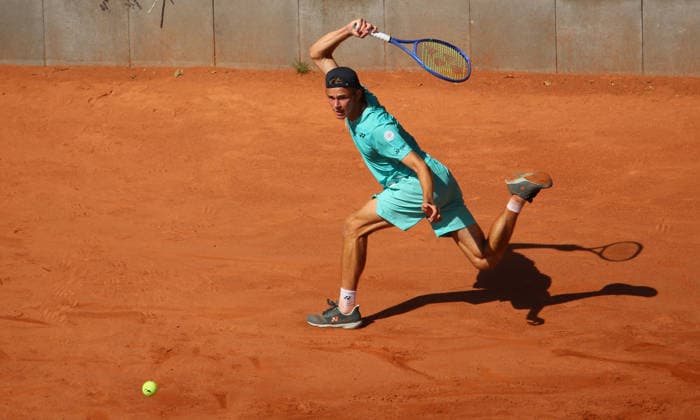 Tennisturnier Ladies & Gents Cup am Hamburger Rothenbaum: Niels McDonald (Deutschland).