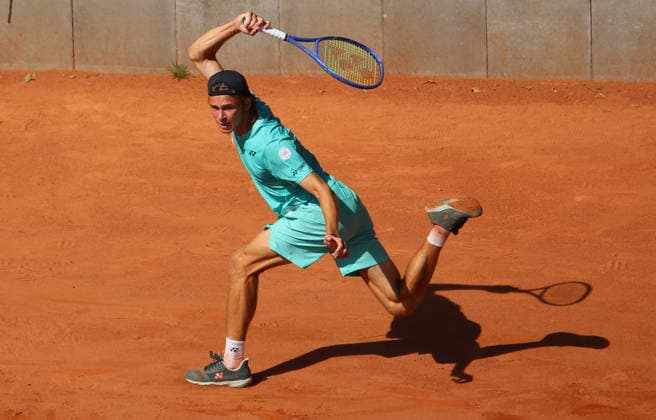 Tennisturnier Ladies & Gents Cup am Hamburger Rothenbaum: Niels McDonald (Deutschland).