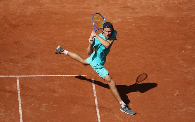 Tennisturnier Ladies & Gents Cup am Hamburger Rothenbaum: Niels McDonald (Deutschland).