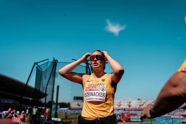 Marike Steinacker (TSV Bayer 04 Leverkusen, Diskuswurf Frauen), GBR, Leichtathletik, Athletics, European Athletics Championships 2026, Leichtathletik Europameisterschaft 2026, Birmingham 2026, 09.08.2026, GBR, Leichtathletik, Athletics, European Athletics Championships 2026, Leichtathletik Europameisterschaft 2026, Birmingham 2026, 09.08.2026 Birmingham Copyright: xStefanxMayerx EP_SMR