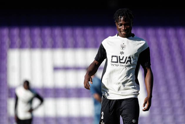 SOCCER - UEFA ECL, A.Wien vs Beita VIENNA,AUSTRIA,12.AUG.26 - SOCCER - UEFA Conference League, qualification, FK Austria Wien vs Beitar Jerusalem, preview, training Beitar. Image shows Nana Antwi (Beitar).  GEPAxpictures xArminxRauthner