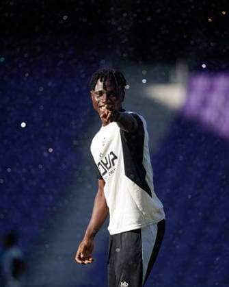 SOCCER - UEFA ECL, A.Wien vs Beita VIENNA,AUSTRIA,12.AUG.26 - SOCCER - UEFA Conference League, qualification, FK Austria Wien vs Beitar Jerusalem, preview, training Beitar. Image shows Nana Antwi (Beitar).  GEPAxpictures xArminxRauthner