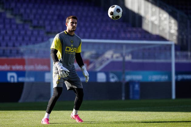 SOCCER - UEFA ECL, A.Wien vs Beita VIENNA,AUSTRIA,12.AUG.26 - SOCCER - UEFA Conference League, qualification, FK Austria Wien vs Beitar Jerusalem, preview, training Beitar. Image shows Yehonotan Ozer (Beitar).  GEPAxpictures xArminxRauthner