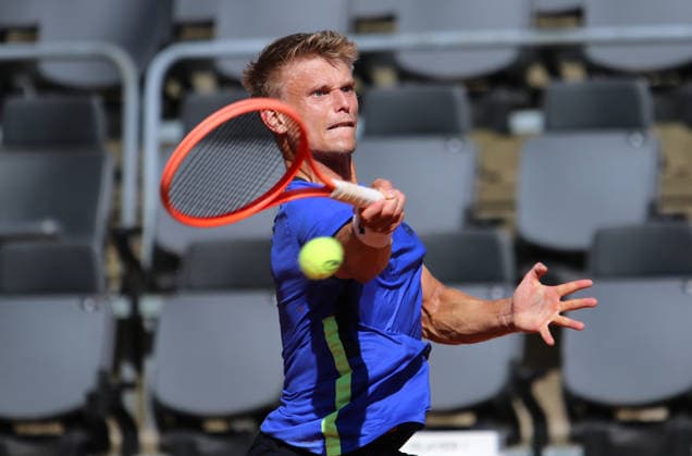 Tennisturnier Ladies & Gents Cup am Hamburger Rothenbaum: Marvin Möller (Deutschland).