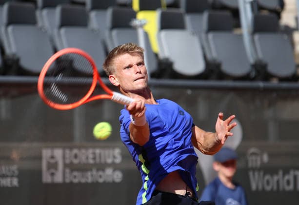 Tennisturnier Ladies & Gents Cup am Hamburger Rothenbaum: Marvin Möller (Deutschland).