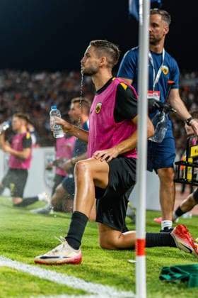 Superbet Supercup Greece, AEK Athen vs. OFI Kreta am 12.08.2026 im Pankritio Stadion in Heraklion Mijat Gacinovic Copyright: xBahhoxKarax