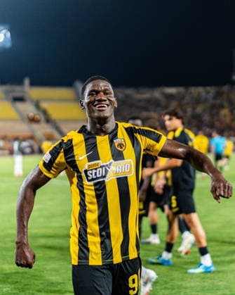 Superbet Supercup Greece, AEK Athen vs. OFI Kreta am 12.08.2026 im Pankritio Stadion in Heraklion Tor zum 2:2 durch Zine Copyright: xBahhoxKarax