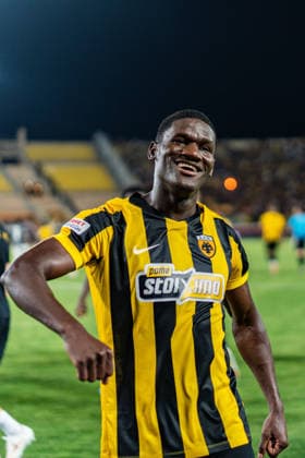 Superbet Supercup Greece, AEK Athen vs. OFI Kreta am 12.08.2026 im Pankritio Stadion in Heraklion Tor zum 2:2 durch Zine Copyright: xBahhoxKarax