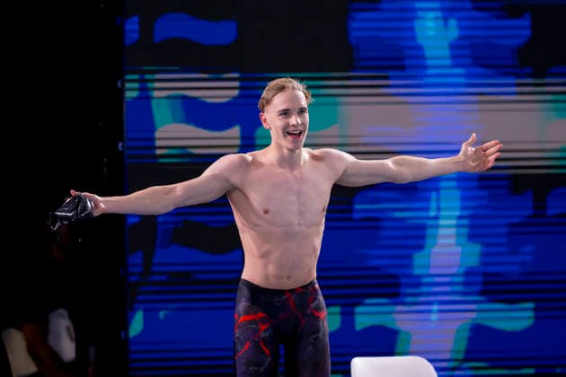 France, Paris, Centre Aquatique Olympique Metropole du Grand Paris, 12.08.2026, European Aquatics Championships, Day 13 - Final Session, Johannes Liebmann, SC Magdeburg, Germany, Photo by Eibner Pressefoto Tino Henschel European Aquatics Championships, Day 13 - Final Session Paris Copyright: xEibnerxPressefotox