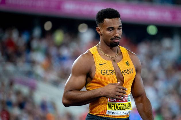 12.08.2026, GBR, Leichtathletik, Europameisterschaft 2026, Abendsession Tag 3, Birmingham Leo Neugebauer ( Deutschland ), Zehnkampf Herren, 400 Meter Lauf Birmingham Alexander Stadium England Großbritannien Copyright: xNordphoto Memmlerx