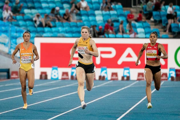 Talea Prepens (TV Cloppenburg, 200m Frauen), GBR, Leichtathletik, Athletics, European Athletics Championships 2026, Leichtathletik Europameisterschaft 2026, Birmingham 2026, 09.08.2026, GBR, Leichtathletik, Athletics, European Athletics Championships 2026, Leichtathletik Europameisterschaft 2026, Birmingham 2026, 09.08.2026 Birmingham Copyright: xStefanxMayerx EP_SMR
