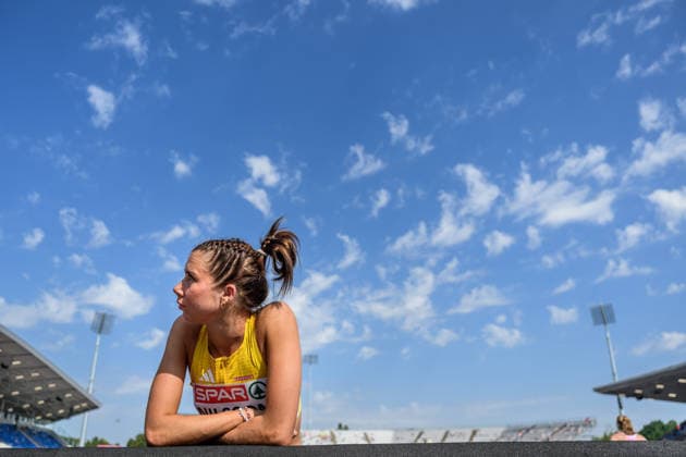 260813 Engla Nilsson of Sweden competes in women™s high jump qualification during day 4 of the 2026 European Athletics Championships on August 13, 2026 in Birmingham. Photo: Mathias Bergeld BILDBYRAN kod MB MT1068 friidrott athletics friidrett friidrotts-em em friidretts-em 2026 european athletics championships 4 bbeng hoydehopp high jump hoyde höjdhopp dam damer women sweden sverige Copyright: MATHIASxBERGELD BB260813MB004