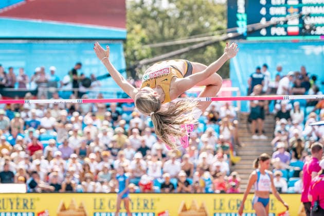 Christina Honsel (TV Wattenscheid 01, Hochsprung Frauen), GBR, Leichtathletik, Athletics, European Athletics Championships 2026, Leichtathletik Europameisterschaft 2026, Birmingham 2026, 09.08.2026, GBR, Leichtathletik, Athletics, European Athletics Championships 2026, Leichtathletik Europameisterschaft 2026, Birmingham 2026, 09.08.2026 Birmingham Copyright: xStefanxMayerx EP_SMR