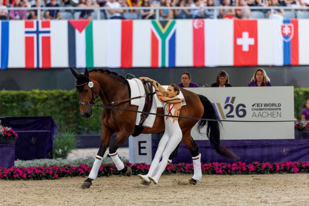 AACHEN - FEI World Championships 2026, AACHEN - FEI World Championships 2026 LAYHER Alica (GER), FBW Candy FEI Vaulting World Championship, WM, Weltmeisterschaft Individual Female Aachen, Reitstadion Soers 13. August 2026 -
