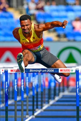 Leo NEUGEBAUER (Germany, VfB Stuttgart, 100m DECATHLON Men) GBR, European Athletics Championships, Athletics, 13.08.2026, GBR, European Athletics Championships, Athletics, 13.08.2026, Birmingham Copyright: xEibnerxPressefoto JanxPapenfussx EP_JPS