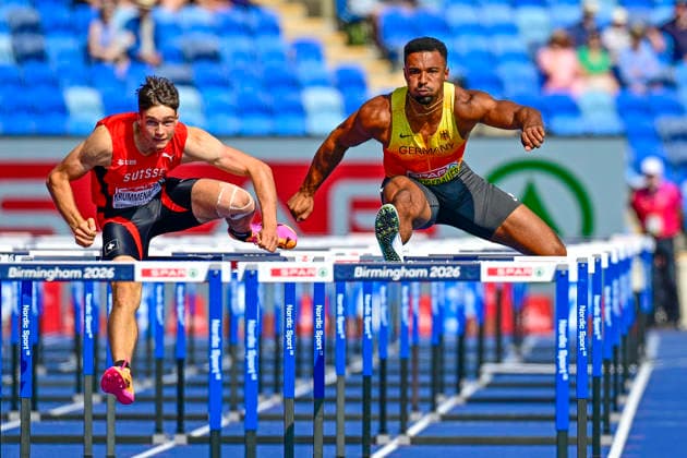 Leo NEUGEBAUER (Germany, VfB Stuttgart, 100m DECATHLON Men) GBR, European Athletics Championships, Athletics, 13.08.2026, GBR, European Athletics Championships, Athletics, 13.08.2026, Birmingham Copyright: xEibnerxPressefoto JanxPapenfussx EP_JPS