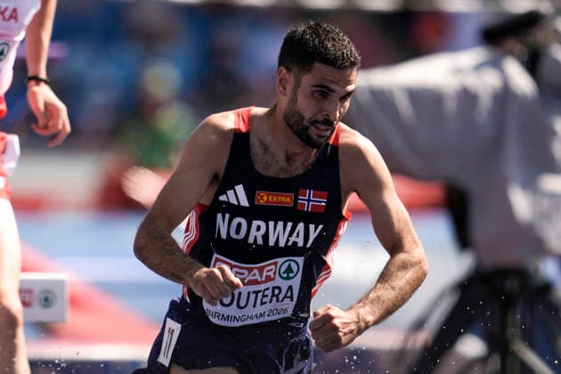 2026 European Athletics Outdoor Championships, Day 4, Birmingham, England, August 13, 2026: Jacob Boutera (NOR), Leo Magnusson and Vidar Johansson in the men’s 3,000-meter steeplechase trials during the 2026 European Athletics Championships at Alexander Stadium in Birmingham on Thursday. Photo: Beate Oma Dahle, NTB, Birmingham, England. EDITORIAL USE ONLY. RESTRICTED USE FOR BETTING COMPANIES.  Copyright: xBeatexOmaxDahlex xNTBx