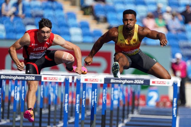 Birmingham , Leichtathletik, Athletics, Track and Field, EAA, Leichtathletik EM Birmingham 2026 European Championships birmingham 2026 , 10.08-17.08.2026, Alexander Stadium Birmingham, Grossbritannien , Decathlon, Zehnkampf, 110m Hürden Männer, 110m Hurdles Men, Leo Neugebauer Deutschland, Germany GER Copyright Gladys Chai von der Laage