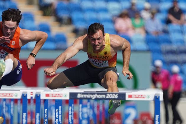 Birmingham , Leichtathletik, Athletics, Track and Field, EAA, Leichtathletik EM Birmingham 2026 European Championships birmingham 2026 , 10.08-17.08.2026, Alexander Stadium Birmingham, Grossbritannien , Decathlon, Zehnkampf, 110m Hürden Männer, 110m Hurdles Men, Niklas Kaul Deutschland, Germany GER Copyright Gladys Chai von der Laage