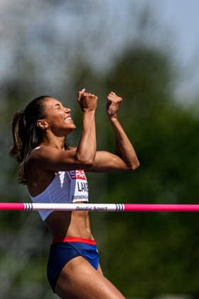 260813 Morgan Lake of Great Britain competes in women™s high jump qualification during day 4 of the 2026 European Athletics Championships on August 13, 2026 in Birmingham. Photo: Mathias Bergeld BILDBYRAN kod MB MT1068 friidrott athletics friidrett friidrotts-em em friidretts-em 2026 european athletics championships 4 bbeng Copyright: MATHIASxBERGELD BB260813MB051