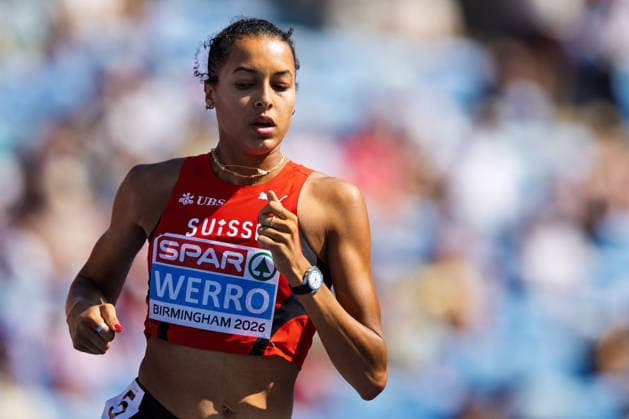 BIRMINGHAM, UNITED KINGDOM - AUGUST 13: Audrey Werro of Switzerland competes in the Women s 800m Semi Final during the European Athletics Championships at Alexander Stadium on August 13, 2026 in Birmingham, United Kingdom. England United Kingdom Copyright: xBEAUTIFULxSPORTS TobiasxLacknerx