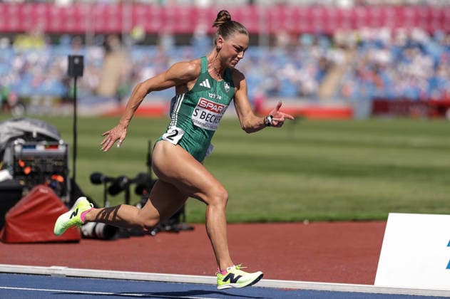 2026 European Athletics Championships, Alexander Stadium, Birmingham, England 13 8 2026 Women™s 400m Semi-Final Ireland™s Sophie Becker on her way to finishing eighth Sophie Becker on her way to finishing eighth 13 8 2026  Copyright: xx 0S9A2332
