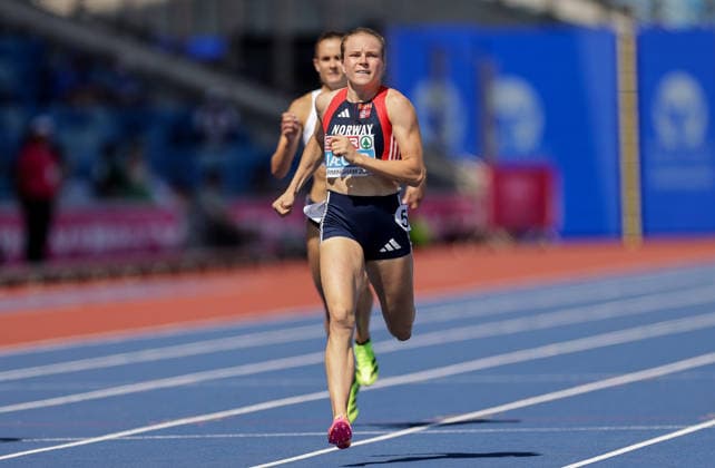 2026 European Athletics Championships, Alexander Stadium, Birmingham, England 13 8 2026 Women™s 400m Semi-Final Norways™ Henriette Jaeger on her way to finishing third Henriette Jaeger on her way to finishing third 13 8 2026  Copyright: xx 0U6A1118