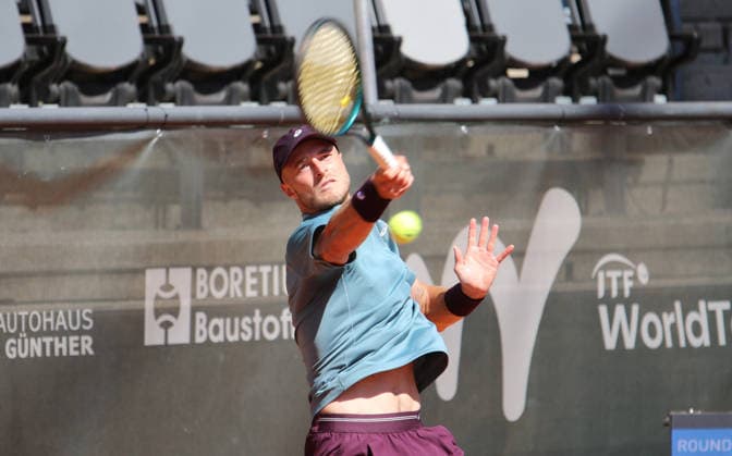 Tennisturnier Ladies & Gents am Hamburger Rothenbaum: Rudolf Molleker (Deutschland).