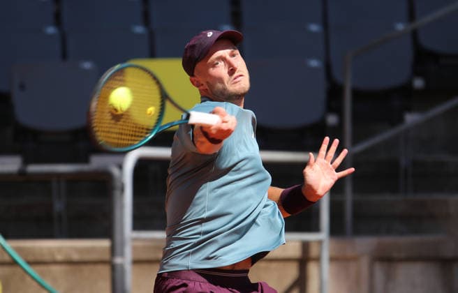 Tennisturnier Ladies & Gents am Hamburger Rothenbaum: Rudolf Molleker (Deutschland).