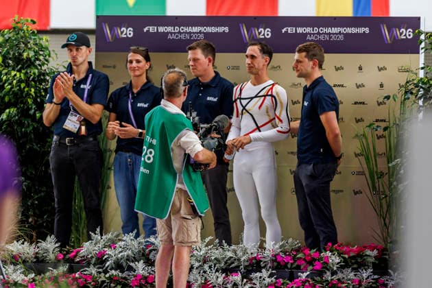 AACHEN - FEI World Championships 2026, AACHEN - FEI World Championships 2026 Team Germany, BRUESEWITZ Thomas (GER), KNAUF Alexandra (GER Longe) FEI Vaulting World Championship, WM, Weltmeisterschaft Individual Male Aachen, Reitstadion Soers 13. August 2026 -