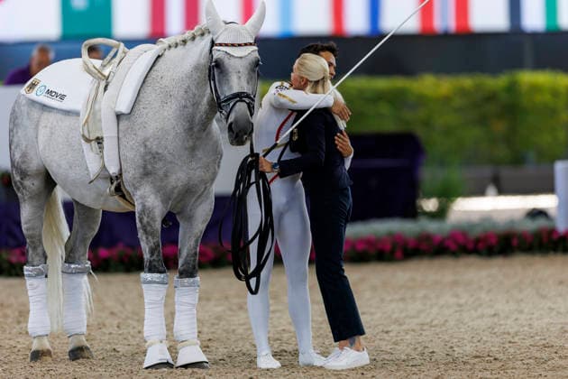 AACHEN - FEI World Championships 2026, AACHEN - FEI World Championships 2026 LEHNEN Bela (GER), Max, KAUSS Sarah (GER Longe) FEI Vaulting World Championship, WM, Weltmeisterschaft Individual Male Aachen, Reitstadion Soers 13. August 2026 -