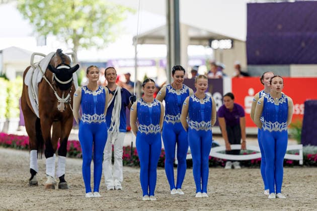 AACHEN - FEI World Championships 2026, AACHEN - FEI World Championships 2026 Team Finnland FEI Vaulting World Championship, WM, Weltmeisterschaft Squad Compulsory Test Gruppen Aachen, Reitstadion Soers 13. August 2026 -