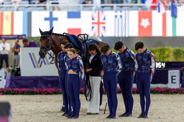 AACHEN - FEI World Championships 2026, AACHEN - FEI World Championships 2026 Team France FEI Vaulting World Championship, WM, Weltmeisterschaft Squad Compulsory Test Gruppen Aachen, Reitstadion Soers 13. August 2026 -