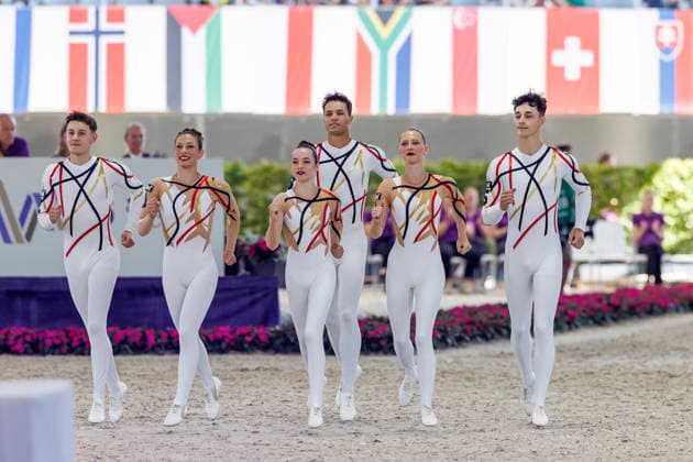 AACHEN - FEI World Championships 2026, AACHEN - FEI World Championships 2026 Team Germany FEI Vaulting World Championship, WM, Weltmeisterschaft Squad Compulsory Test Gruppen Aachen, Reitstadion Soers 13. August 2026 -