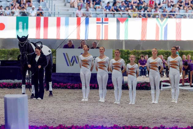 AACHEN - FEI World Championships 2026, AACHEN - FEI World Championships 2026 Team Belgium FEI Vaulting World Championship, WM, Weltmeisterschaft Squad Compulsory Test Gruppen Aachen, Reitstadion Soers 13. August 2026 -
