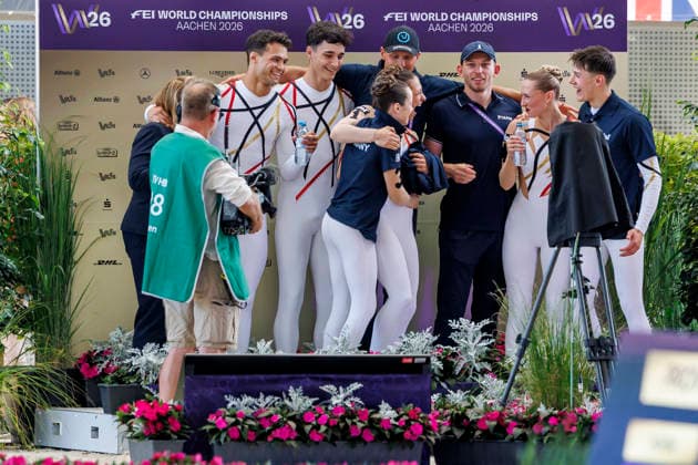 AACHEN - FEI World Championships 2026, AACHEN - FEI World Championships 2026 Team Germany FEI Vaulting World Championship, WM, Weltmeisterschaft Squad Compulsory Test Gruppen Aachen, Reitstadion Soers 13. August 2026 -