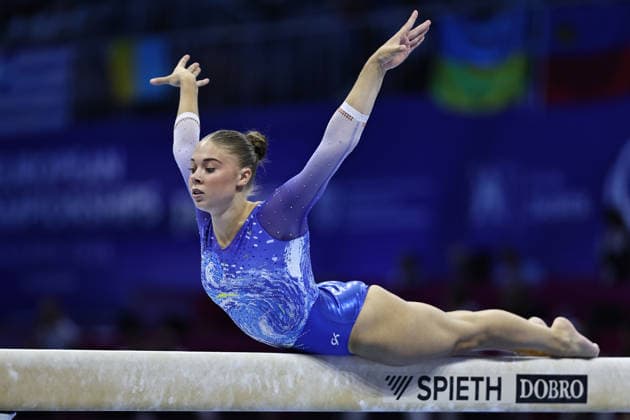 Floor Slooff, NED, during qualification at 2026 Europeans in Zagreb; 13 08 2026;