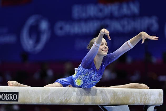 Vera Ubbink, NED, during qualification at 2026 Europeans in Zagreb; 13 08 2026;