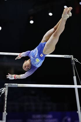 Sanne Wevers, NED, during qualification at 2026 Europeans in Zagreb; 13 08 2026;