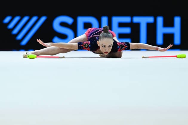 Stiliana Nikolova (Bulgarien) Weltmeisterschaften Rhythmische Sportgymnastik - Qualifikation Einzel 13.08.2026 Weltmeisterschaften Rhythmische Sportgymnastik - Qualifikation Einzel 13.08.2026, Frankfurt Copyright: xEibner-Pressefoto xHoepnerx EP_PHR