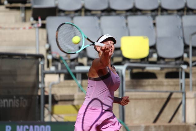 Tennisturnier Ladies & Gents Cup am Hamburger Rothenbaum: Lola Giza (Deutschland).