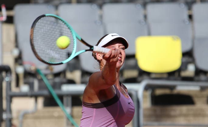 Tennisturnier Ladies & Gents Cup am Hamburger Rothenbaum: Lola Giza (Deutschland).