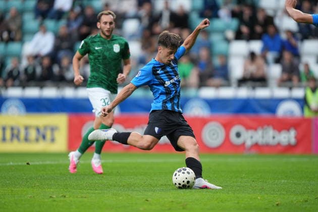 ESP: Flora Tallinn v Inter Escaldes Pablo Molina of Inter Escaldes scores goal and celebrates during UEFA Conference League Q3 between Flora Tallinn v Inter Escaldes played at A. Le Coq Arena, Tallin on August 13, 2026 in Estonia Futbol Copyright: xAgenciaxLOFx