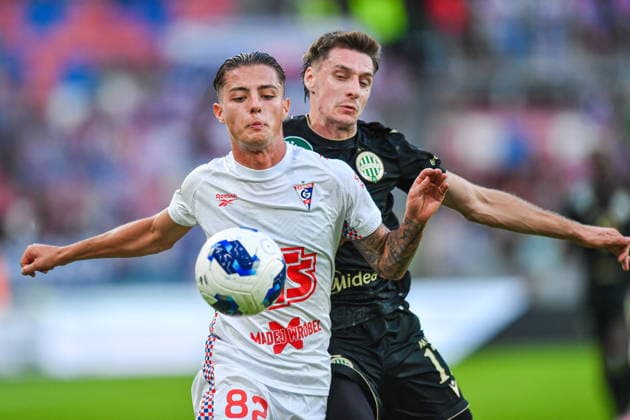 2026.08.13 Zabrze Pilka nozna Liga Europy UEFA Eliminacje 3 Rudna Kwalifikacji Ligi Europy Sezon 2026 2027 Gornik Zabrze - Ferencvaros N z Kacper Urbanski, Marius Corbu Foto Marcin Bulanda PressFocus 2026.08.13 Zabrze Football UEFA European League Qualifying Third Round Season 2026 2027 Gornik Zabrze - Ferencvaros Kacper Urbanski, Marius Corbu Credit: Marcin Bulanda PressFocus NEWSPIX.PL --- newspix.pl