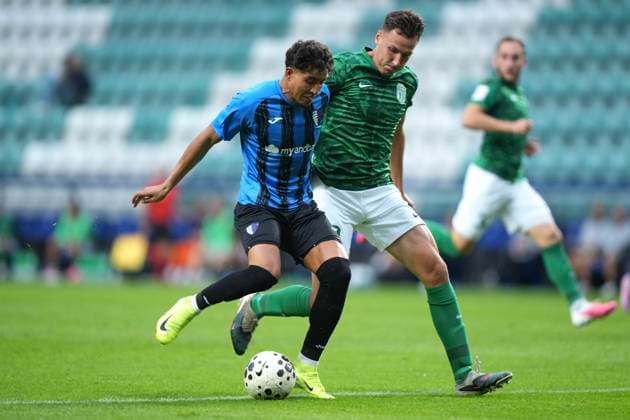 ESP: Flora Tallinn v Inter Escaldes Faysal Chouaib of Inter during UEFA Conference League Q3 between Flora Tallinn v Inter Escaldes played at A. Le Coq Arena, Tallin on August 13, 2026 in Estonia Copyright: xAgenciaxLOFx