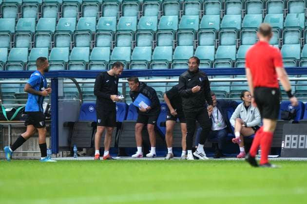 ESP: Flora Tallinn v Inter Escaldes during UEFA Conference League Q3 between Flora Tallinn v Inter Escaldes played at A. Le Coq Arena, Tallin on August 13, 2026 in Estonia Copyright: xAgenciaxLOFx