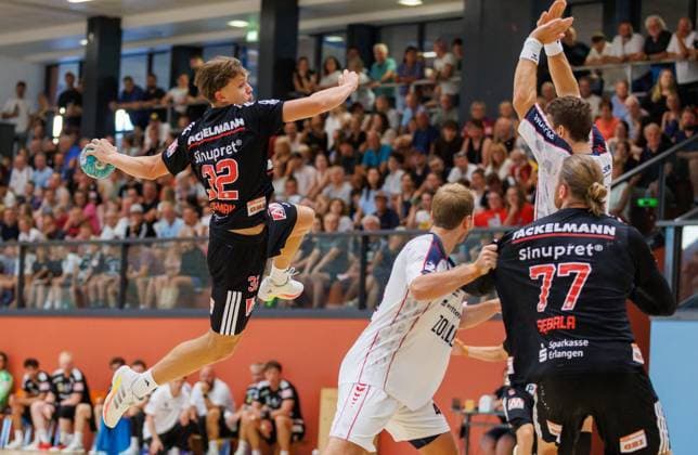 13.08.2026 - Handball - Saison 2026 2027 - Testspiel - Freundschaftsspiel : HC Erlangen HCE - SG BBM Bietigheim - DaMa - xdaxmax - Maxsim Lochman (32, HC Erlangen HCE )
