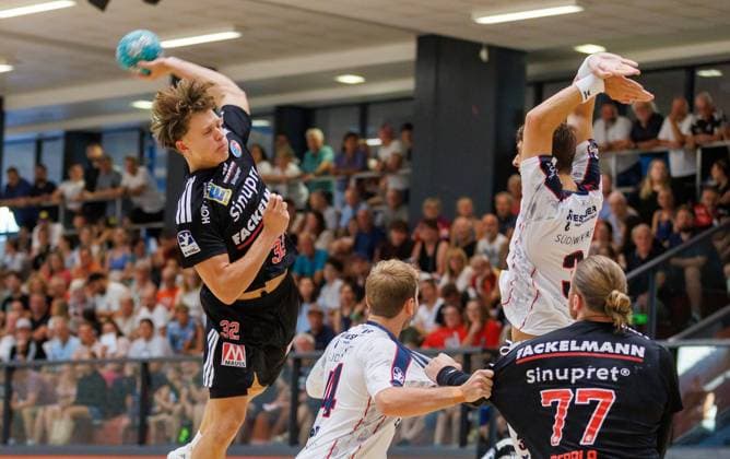 13.08.2026 - Handball - Saison 2026 2027 - Testspiel - Freundschaftsspiel : HC Erlangen HCE - SG BBM Bietigheim - DaMa - xdaxmax - Maxsim Lochman (32, HC Erlangen HCE )