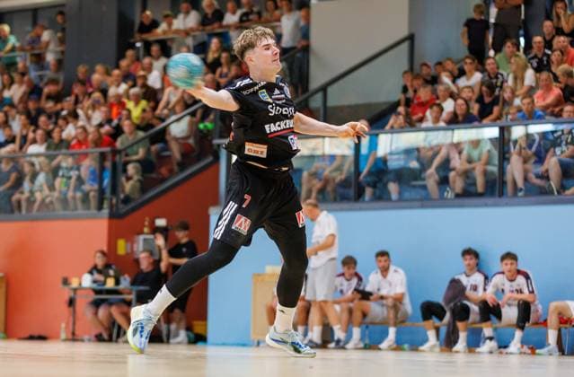 13.08.2026 - Handball - Saison 2026 2027 - Testspiel - Freundschaftsspiel : HC Erlangen HCE - SG BBM Bietigheim - DaMa - xdaxmax - Yannik Bialowas (7, HC Erlangen HCE )